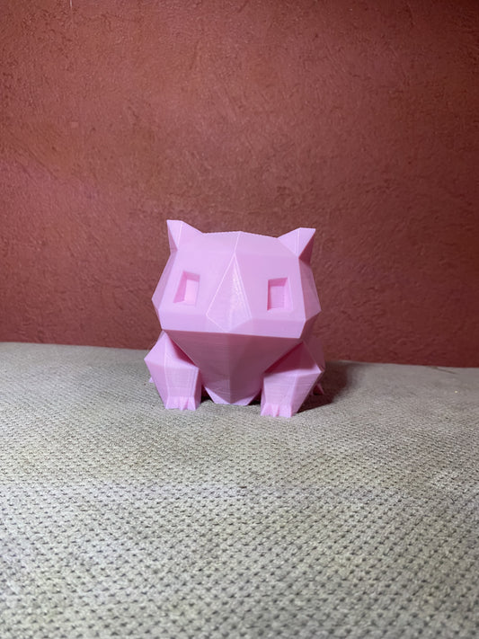 Pot Bulbizarre Low Poly